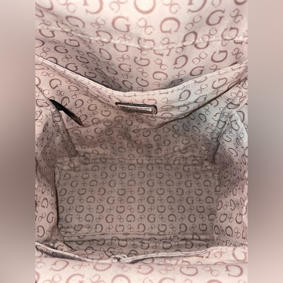 Brown Logo Guess Backpack - Picture 3 of 3